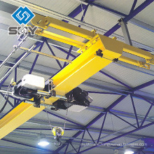 Mini Single Girder Top Running 500kg Overhead Crane for Low Warehouse